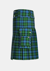 Utility_Hogg_Dress_Tartan_10079_kilt_left_image_with_pleated_design_and_adjustable_buckles_for_men