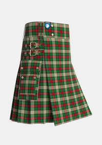 Utility_Hohenzollern_Staff_Tartan_7154_kilt_side_image_with_pleated_design_and_adjustable_buckles_for_men