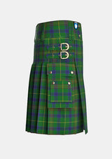 Utility_Holmes_Tartan_5729_kilt_right_image_with_pleated_design_and_adjustable_buckles_for_men