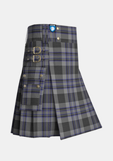 Utility_Hood_Tartan_6480_kilt_side_image_with_pleated_design_and_adjustable_buckles_for_men