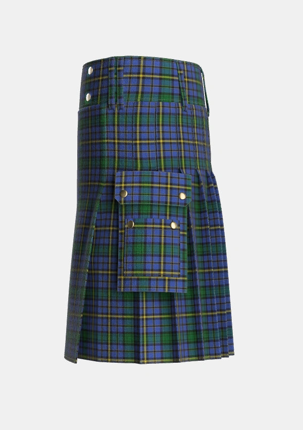 Utility_Hope_Vere_Weir_2_Tartan_780_kilt_left_image_with_pleated_design_and_adjustable_buckles_for_men