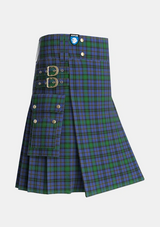 Utility_Hope_Vere_Weir_Modern_Tartan_759_kilt_side_image_with_pleated_design_and_adjustable_buckles_for_men