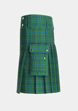 Utility_Hosey_Tartan_7040_kilt_left_image_with_pleated_design_and_adjustable_buckles_for_men