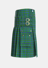 Utility_Hosey_Tartan_7040_kilt_right_image_with_pleated_design_and_adjustable_buckles_for_men