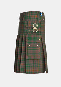 Utility_Howells_Tartan_3111_kilt_right_image_with_pleated_design_and_adjustable_buckles_for_men