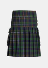 Utility_Humphries_Personal_Tartan_5225_kilt_back_image_with_pleated_design_and_adjustable_buckles_for_men