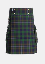 Utility_Humphries_Personal_Tartan_5225_kilt_front_image_with_pleated_design_and_adjustable_buckles_for_men