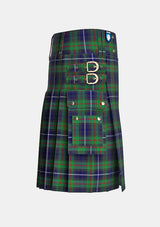 Utility_Humphries_Tartan_5225_kilt_right_image_with_pleated_design_and_adjustable_buckles_for_men