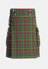 Utility_Hunter_Wilsons_Tartan_1866_kilt_front_image_with_pleated_design_and_adjustable_buckles_for_men