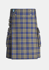 Utility_Independence_Tartan_2285_kilt_front_image_with_pleated_design_and_adjustable_buckles_for_men