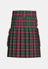 Utility_Iona_tartan_6858_kilt_back_image_with_pleated_design_and_adjustable_buckles_for_men