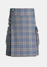 Utility_Islander_Dress_Tartan_10248_kilt_front_image_with_pleated_design_and_adjustable_buckles_for_men