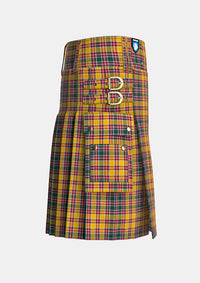 Utility_Jacobite_tartan_1835_kilt_right_image_with_pleated_design_and_adjustable_buckles_for_men