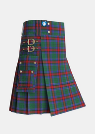 Utility_Jardine_Dress_Tartan_2084_kilt_side_image_with_pleated_design_and_adjustable_buckles_for_men