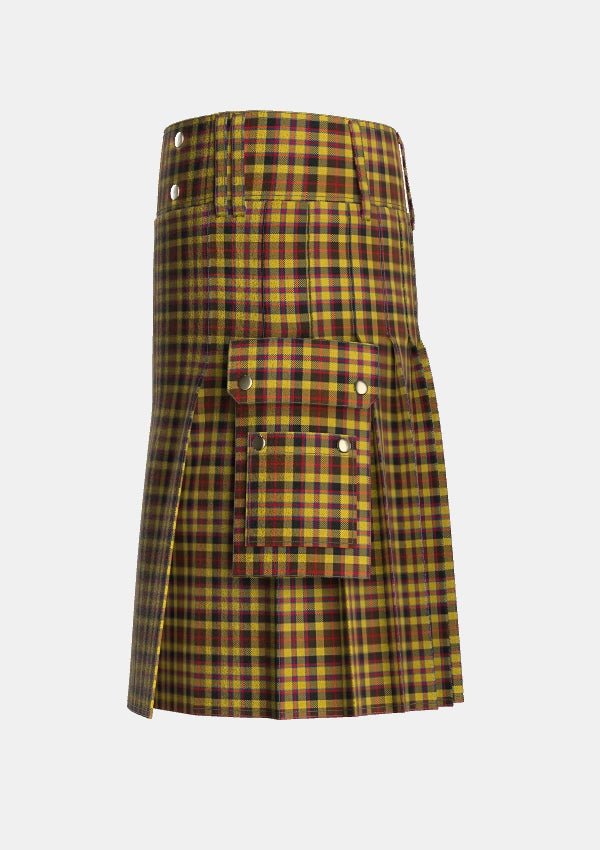 Utility_Jardine_of_Castlemilk_Tartan_1431_kilt_left_image_with_pleated_design_and_adjustable_buckles_for_men