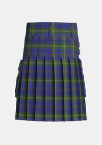 Utility_Joss_Tartan_2598_kilt_back_image_with_pleated_design_and_adjustable_buckles_for_men