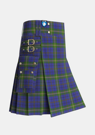 Utility_Joss_Tartan_2598_kilt_side_image_with_pleated_design_and_adjustable_buckles_for_men