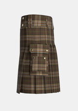 Utility_Jura_Mist_Tartan_14065_kilt_left_image_with_pleated_design_and_adjustable_buckles_for_men