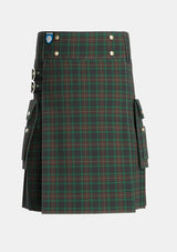 Utility_Kalkofen_Tartan_3816_kilt_front_image_with_pleated_design_and_adjustable_buckles_for_men
