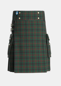 Utility_Kalkofen_Tartan_3816_kilt_front_image_with_pleated_design_and_adjustable_buckles_for_men