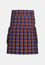 Utility_Kane_Arran_Tartan_13311_kilt_back_image_with_pleated_design_and_adjustable_buckles_for_men