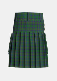 Utility_Kennedy_2_Tartan_1123_kilt_back_image_with_pleated_design_and_adjustable_buckles_for_men