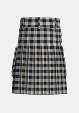 Utility_Kennison_Tartan_5336_kilt_back_image_with_pleated_design_and_adjustable_buckles_for_men