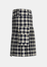 Utility_Kennison_Tartan_5336_kilt_left_image_with_pleated_design_and_adjustable_buckles_for_men