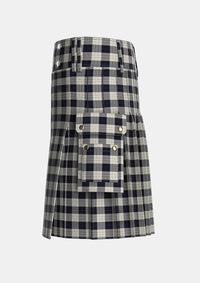 Utility_Kennison_Tartan_5336_kilt_left_image_with_pleated_design_and_adjustable_buckles_for_men