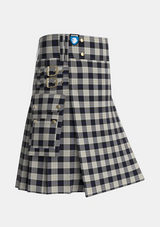 Utility_Kennison_Tartan_5336_kilt_side_image_with_pleated_design_and_adjustable_buckles_for_men