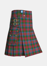 Utility_Kidd_tartan_1409_kilt_side_image_with_pleated_design_and_adjustable_buckles_for_men