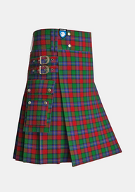 Utility_Kilgour_tartan_1979_kilt_side_image_with_pleated_design_and_adjustable_buckles_for_men
