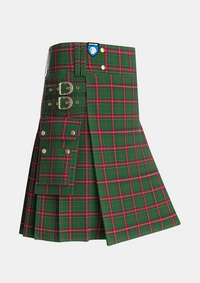 Utility_King_George_VI_Tartan_1484_kilt_side_image_with_pleated_design_and_adjustable_buckles_for_men
