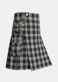 Utility_Kinnieson_Personal_Tartan_1994_kilt_side_image_with_pleated_design_and_adjustable_buckles_for_men