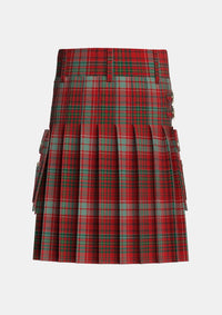 Utility_Kinnoull_Tartan_854_kilt_back_image_with_pleated_design_and_adjustable_buckles_for_men