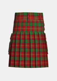 Utility_Kirk_Tartan_4229_kilt_back_image_with_pleated_design_and_adjustable_buckles_for_men