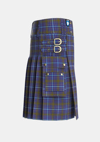 Utility_Knox_2_Tartan_5711_kilt_right_image_with_pleated_design_and_adjustable_buckles_for_men