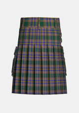 Utility_Knox_tartan_7555_kilt_back_image_with_pleated_design_and_adjustable_buckles_for_men