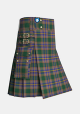 Utility_Knox_tartan_7555_kilt_side_image_with_pleated_design_and_adjustable_buckles_for_men