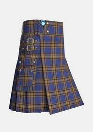 Utility_Lady_Diana_Plaid_Tartan_484_kilt_side_image_with_pleated_design_and_adjustable_buckles_for_men