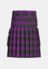 Utility_Laird_Tartan_7856_kilt_back_image_with_pleated_design_and_adjustable_buckles_for_men