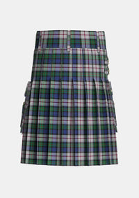 Utility_Lauder_Dress_Tartan_1435_kilt_back_image_with_pleated_design_and_adjustable_buckles_for_men