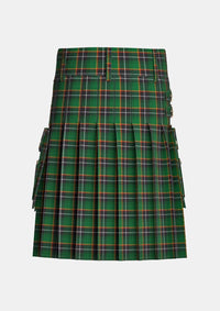 Utility_Lawson_William_Tartan_3285_kilt_back_image_with_pleated_design_and_adjustable_buckles_for_men