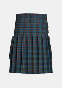 Utility_Lawtie_Tartan_6683_kilt_back_image_with_pleated_design_and_adjustable_buckles_for_men