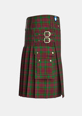 Utility_Leighton_Tartan_2483_kilt_right_image_with_pleated_design_and_adjustable_buckles_for_men