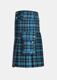 Utility_Lemania_Tartan_10816_kilt_left_image_with_pleated_design_and_adjustable_buckles_for_men