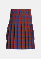 Utility_Leslie_J_Cant_Tartan_7119_kilt_back_image_with_pleated_design_and_adjustable_buckles_for_men