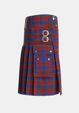 Utility_Leslie_J_Cant_Tartan_7119_kilt_right_image_with_pleated_design_and_adjustable_buckles_for_men