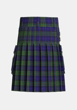 Utility_Leung_Personal_Tartan_2984_kilt_back_image_with_pleated_design_and_adjustable_buckles_for_men