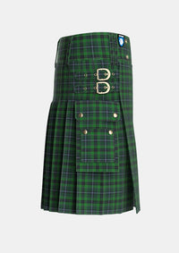 Utility_Linden_Tartan_5772_kilt_right_image_with_pleated_design_and_adjustable_buckles_for_men